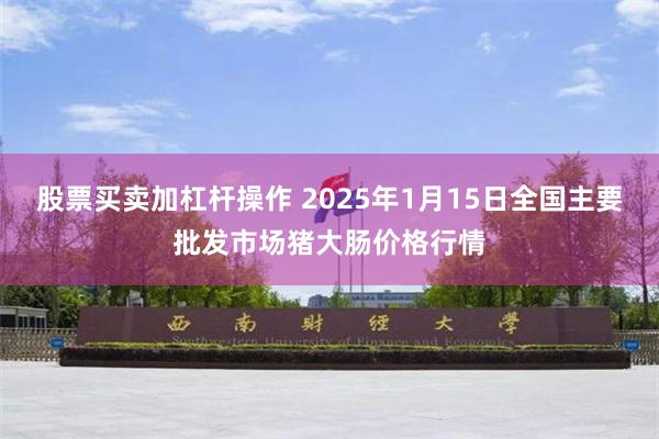 股票买卖加杠杆操作 2025年1月15日全国主要批发市场猪大肠价格行情